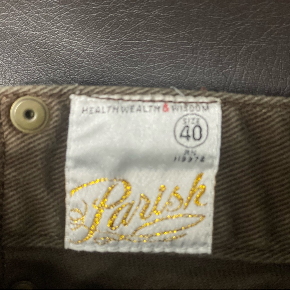 Parish Men's Relaxed Jeans - Brown
